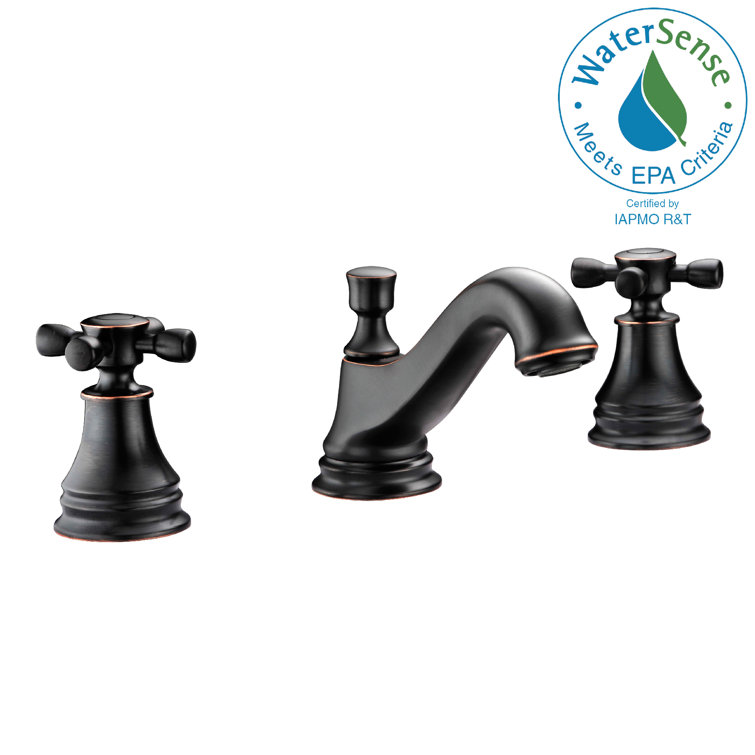 Melody Series 8'' Widespread Dual-Handle Mid-Arc Bathroom Faucet in Oil Rubbed Bronze