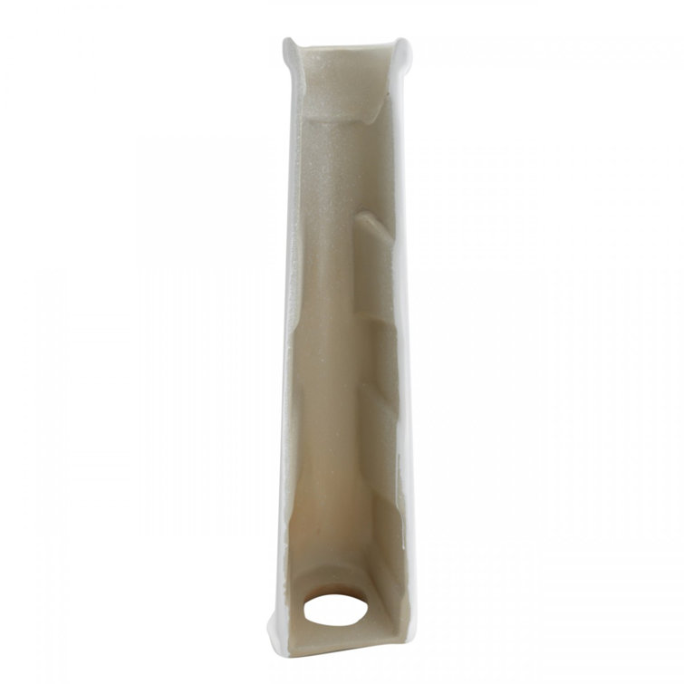 Ondine White Ceramic Pedestal Bathroom Sink with Overflow