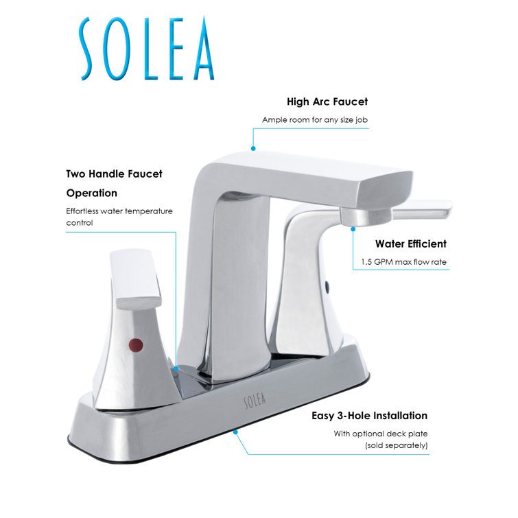 Excel Chrome 6-Inch Centerset Bathroom Faucet