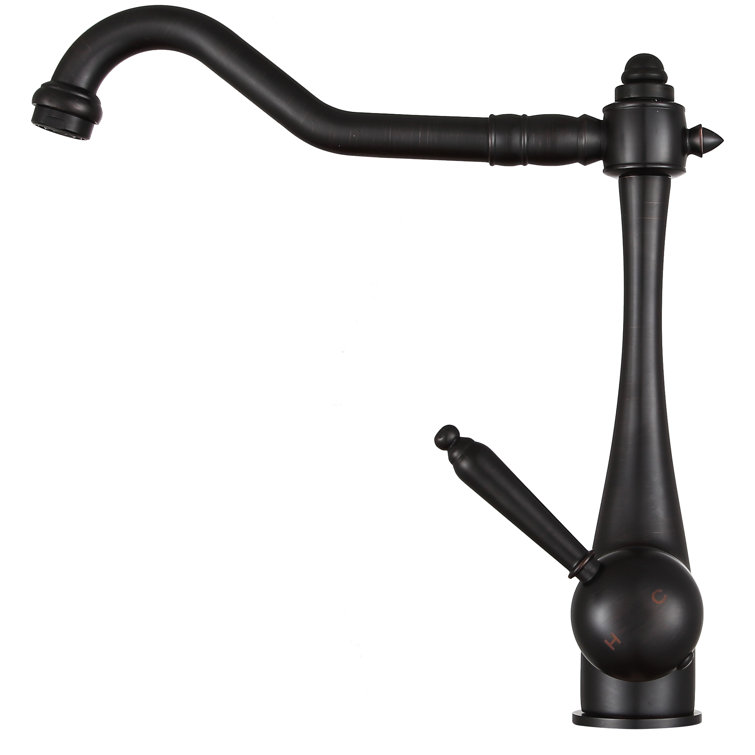 Oil Rubbed Bronze Pull Down Single Handle Kitchen Faucet