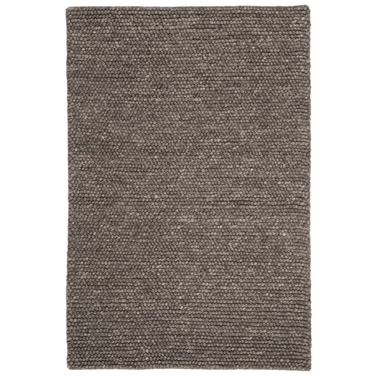Carisbrooke Hand-Knotted Wool-Viscose Blend Chocolate 9' x 12' Rug