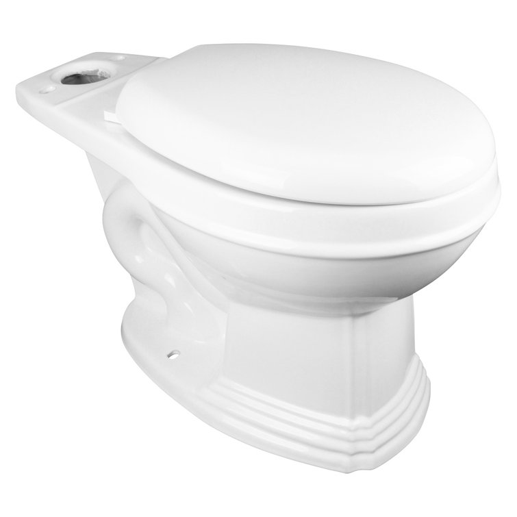Sheffield White Round Corner Dual Flush Two-Piece Toilet