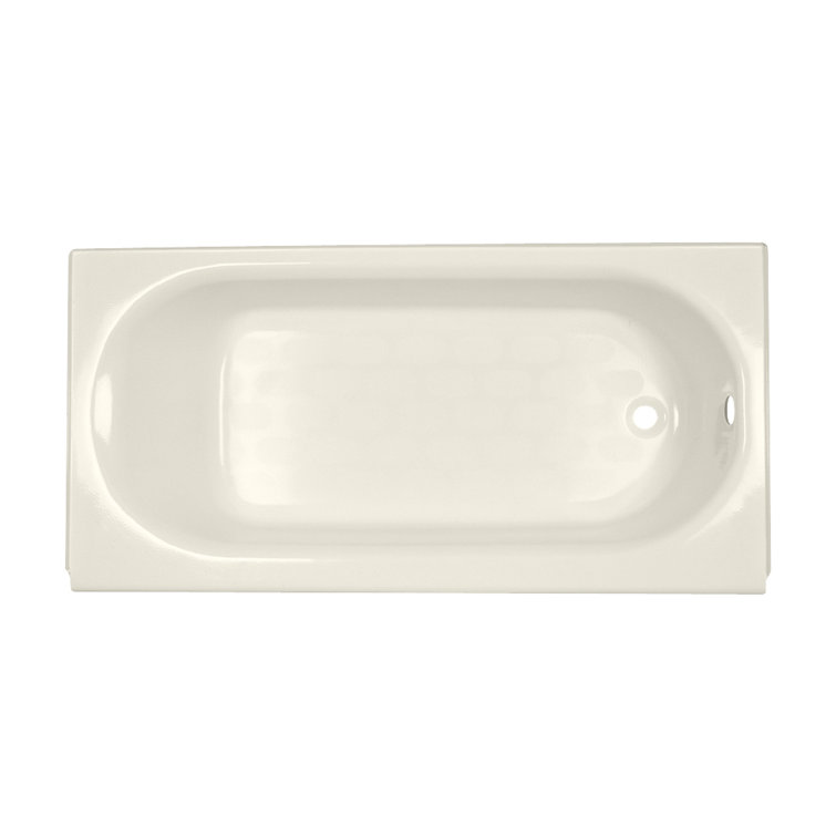 Princeton 61'' Linen Cast Iron Alcove Soaking Bathtub