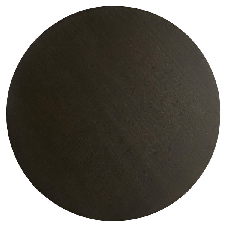 Songhai 47.5" Round Dark Ash Wood Dining Table