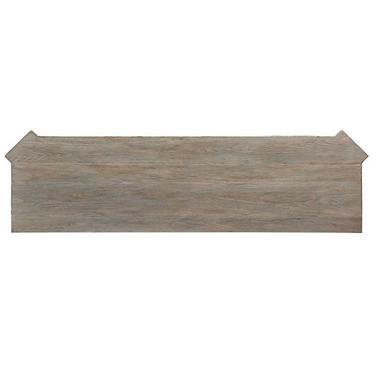 Grayson Transitional Gray Elm Veneer 6-Drawer Dresser