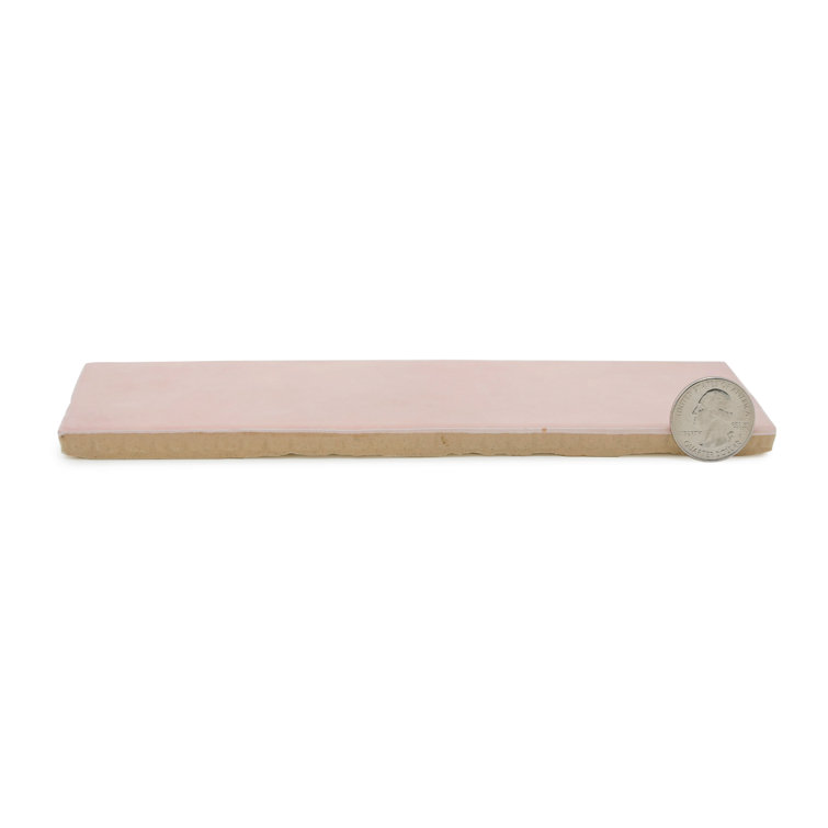 Cloe Pink 2.5" x 8" Ceramic Wall Tile