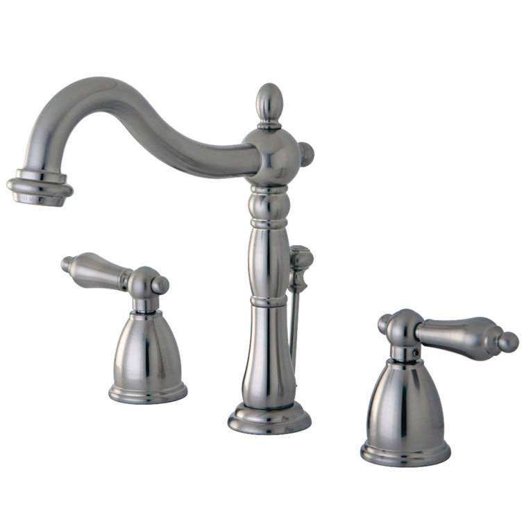 Heritage 14" Polished Brass Widespread Bathroom Faucet