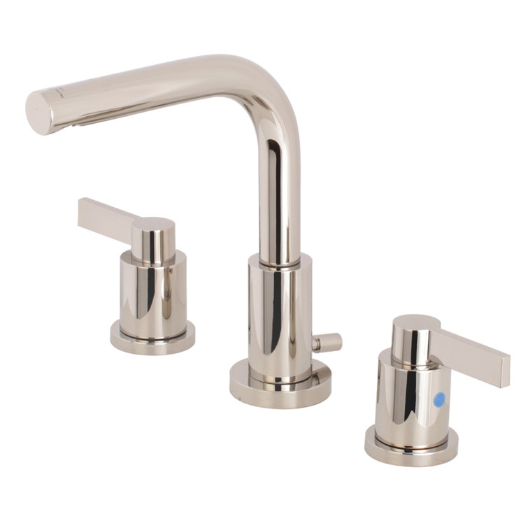 NuvoFusion 8" Polished Nickel Widespread Bathroom Faucet