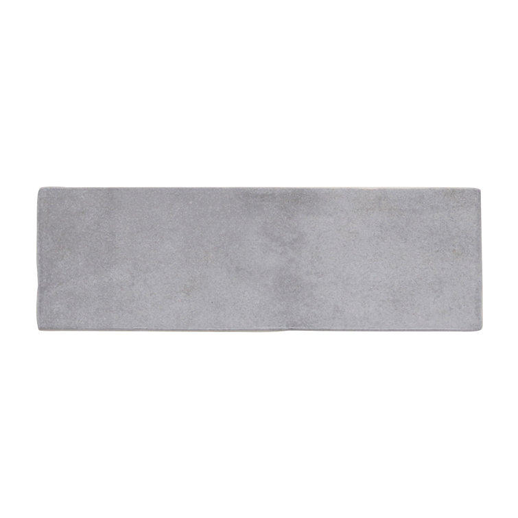 Cloe 2.5" x 8" Glossy Gray Ceramic Wall Tile