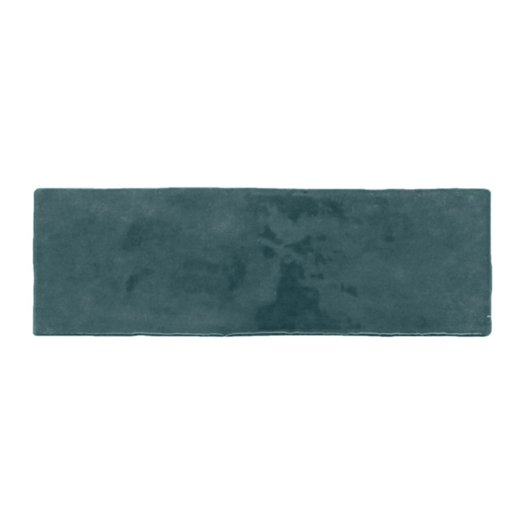 Cloe Green 2.5" x 8" Glossy Ceramic Wall Tile