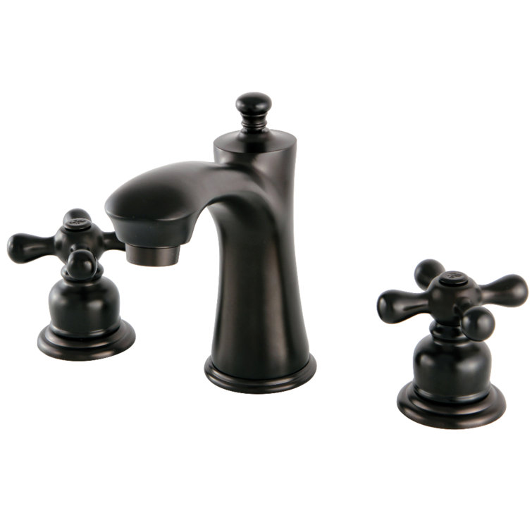 Victorian 8-inch Widespread Oil Rubbed Bronze Bathroom Faucet