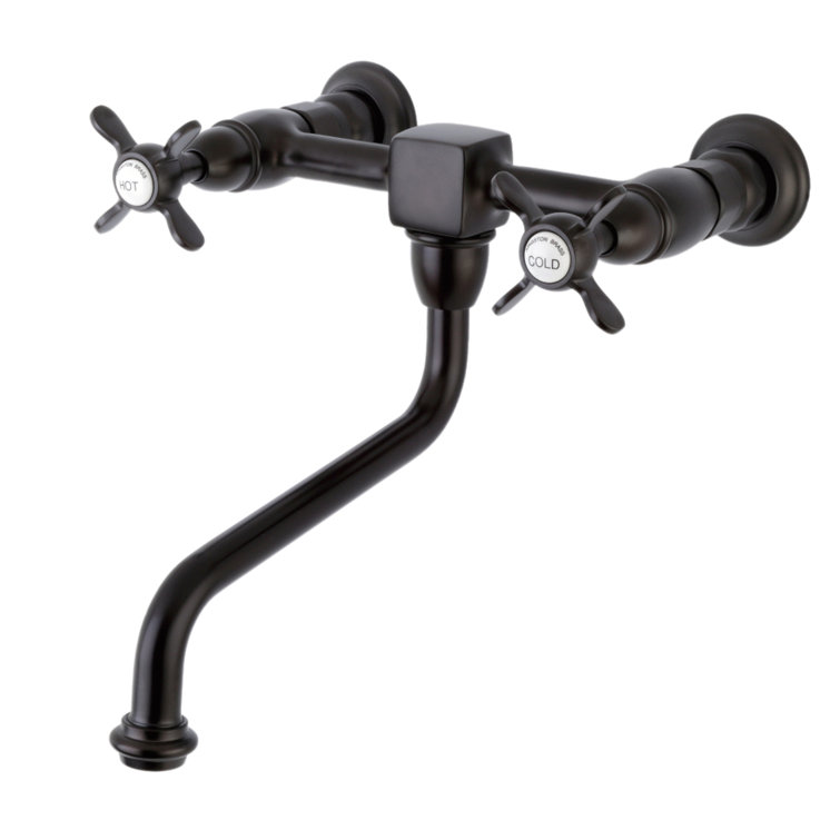 Essex Elegance Oil Rubbed Bronze Wall Mount Vessel Sink Faucet