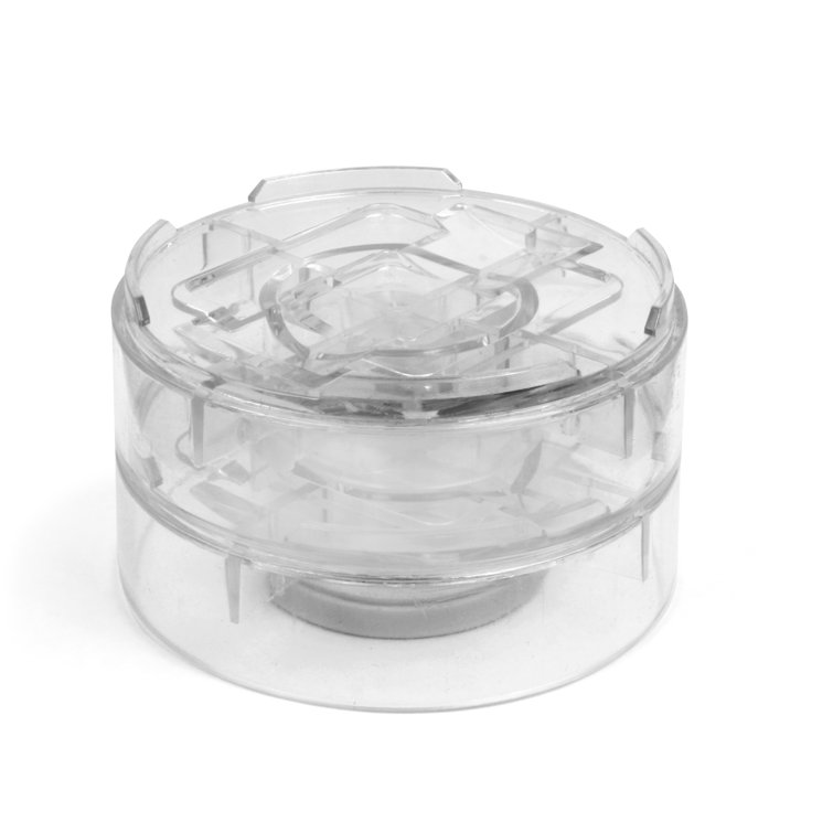 Clear Stackable 1" Furniture Risers with Non-Slip Grippers