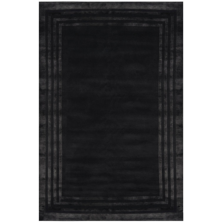 Onyx Hand-Knotted Wool and Viscose 6' x 9' Area Rug