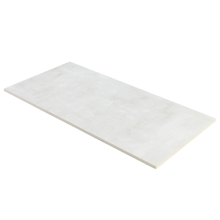 Large Gray Matte Porcelain Bullnose Tile for Indoor Use
