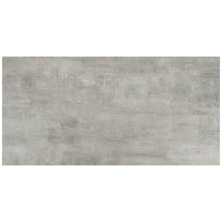 Large Format Gray Matte Porcelain Indoor/Outdoor Tile