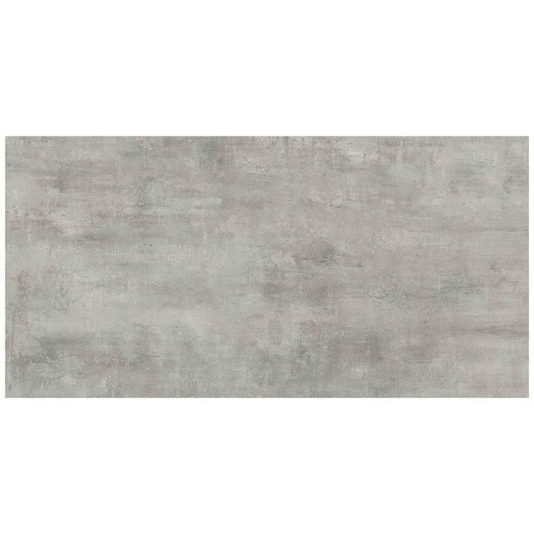 Large Format Gray Matte Porcelain Indoor/Outdoor Tile