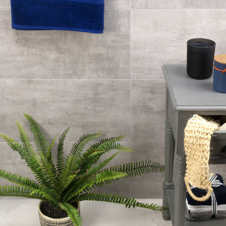 Large Format Gray Matte Porcelain Indoor/Outdoor Tile