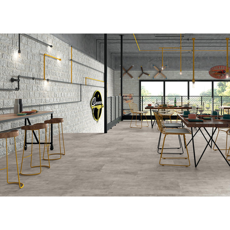 Large Format Gray Matte Porcelain Indoor/Outdoor Tile