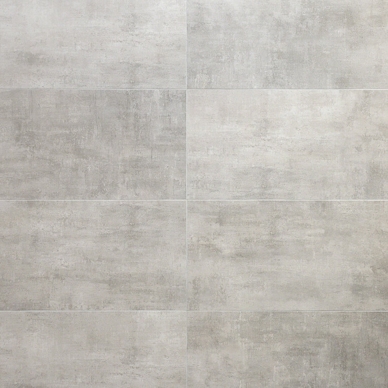 Large Format Gray Matte Porcelain Indoor/Outdoor Tile