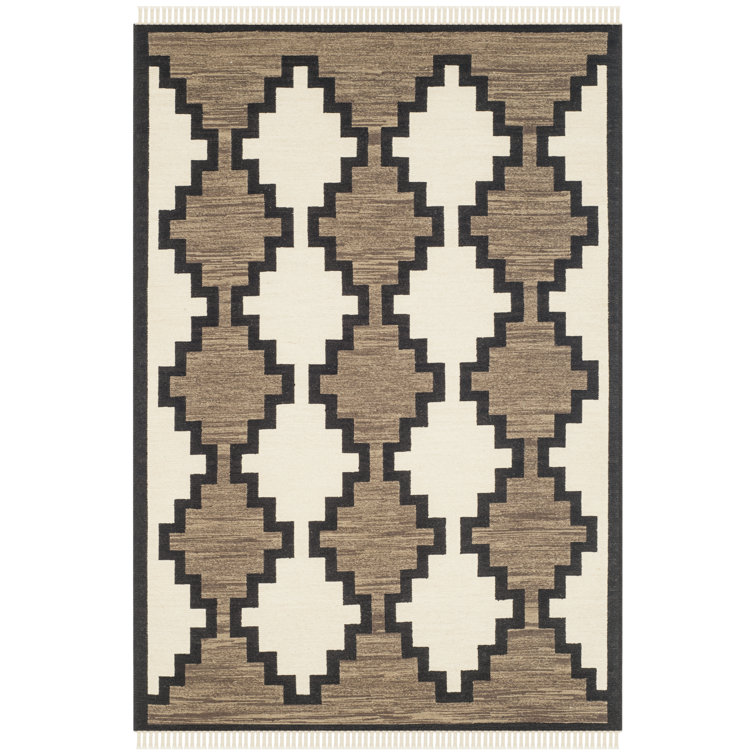 Maverick Hand-Knotted Wool Rectangular Area Rug 4' x 6'