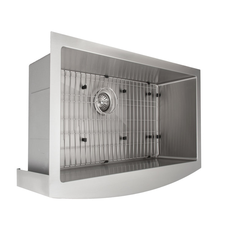 Vail 33" Stainless Steel Farmhouse Single Bowl Kitchen Sink