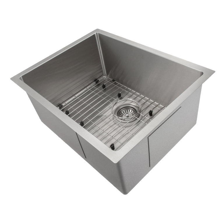 Meribel Stainless Steel 23" Drop-in Single Bowl Kitchen Sink