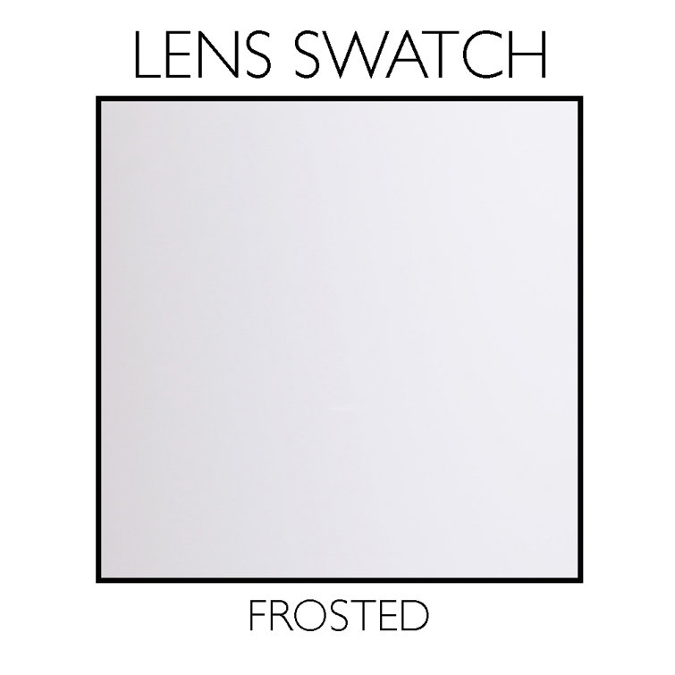 White Glass Square Ceiling Light with Pull Chain