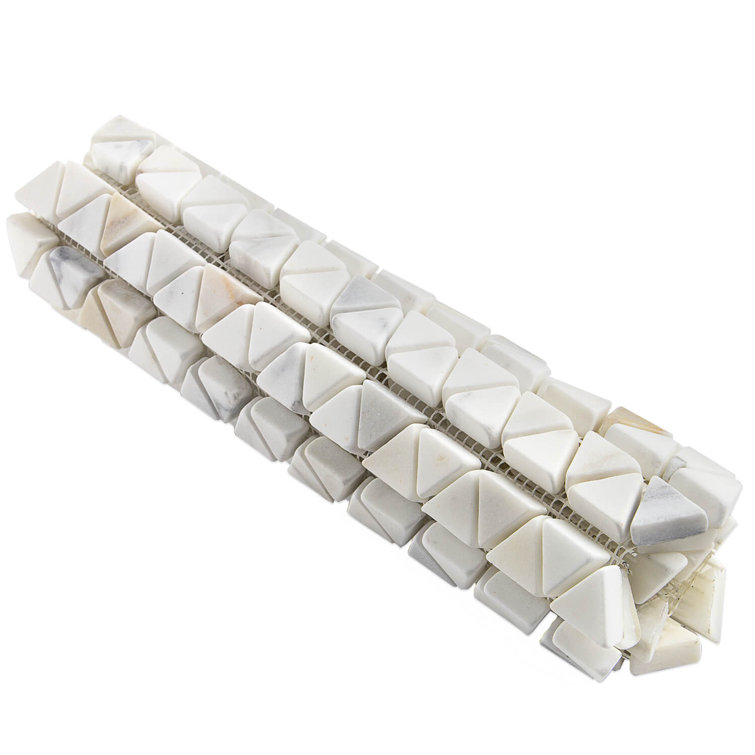 Calacatta Marble Honeycomb Mosaic Wall Tile