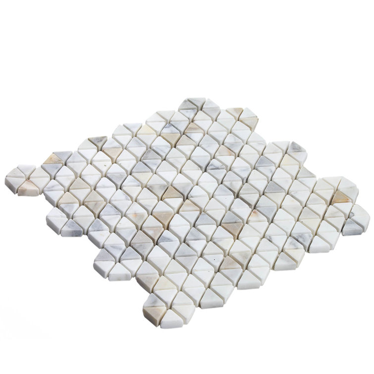 Calacatta Marble Honeycomb Mosaic Wall Tile