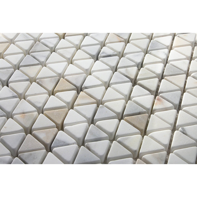 Calacatta Marble Honeycomb Mosaic Wall Tile