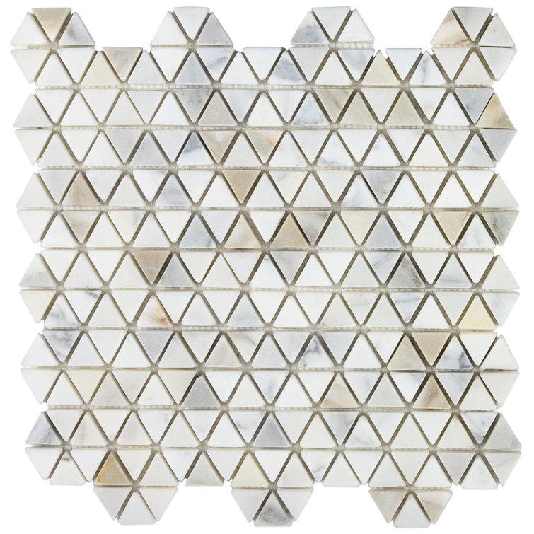 Calacatta Marble Honeycomb Mosaic Wall Tile