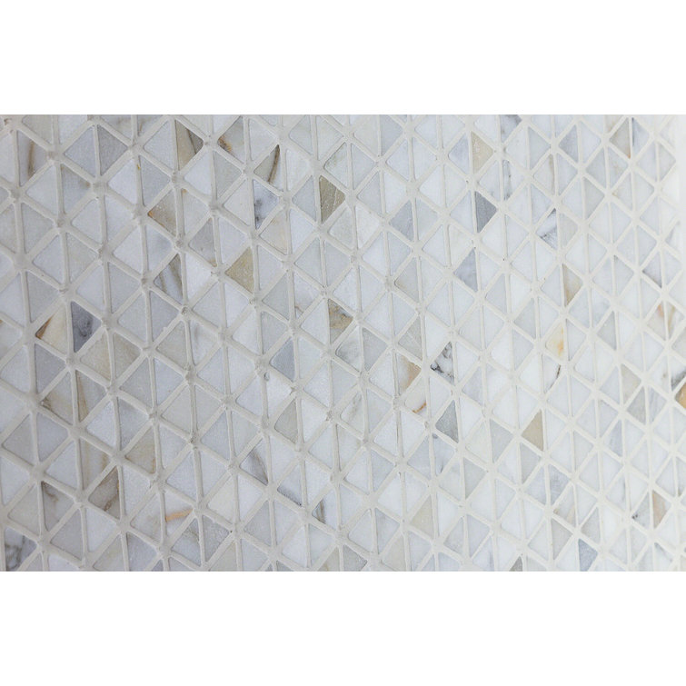 Calacatta Marble Honeycomb Mosaic Wall Tile