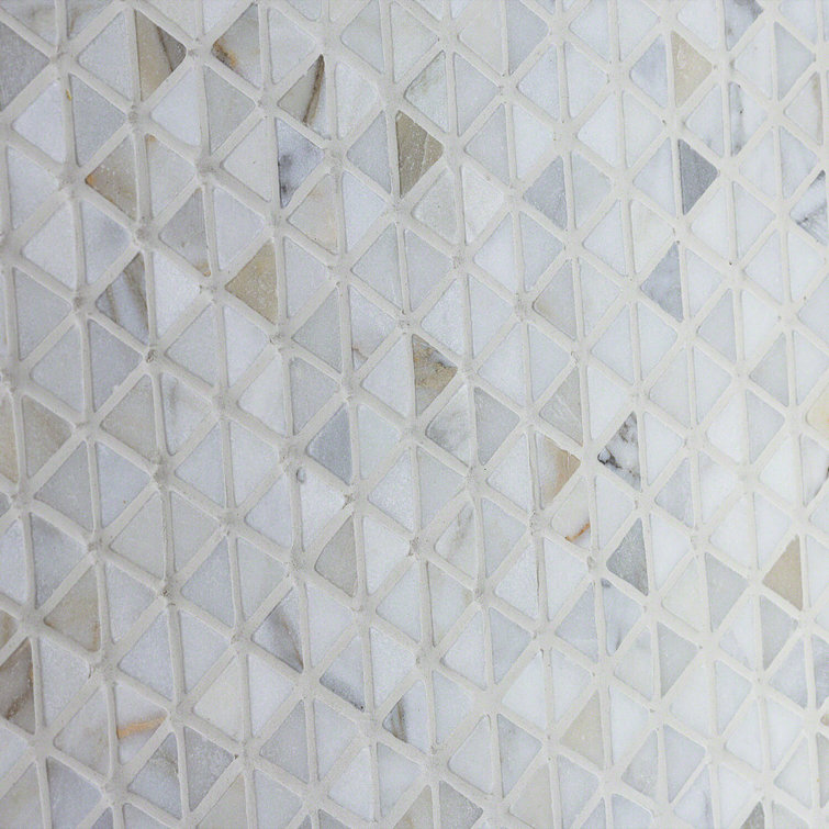 Calacatta Marble Honeycomb Mosaic Wall Tile