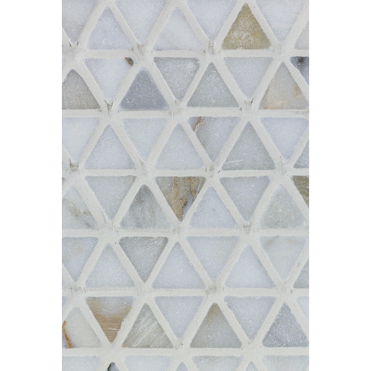 Calacatta Marble Honeycomb Mosaic Wall Tile
