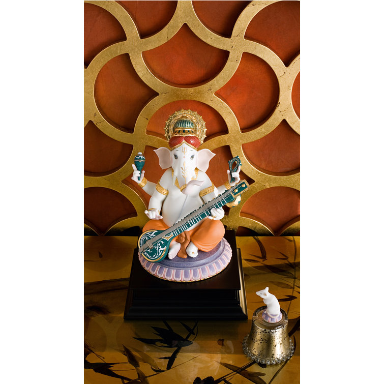 Limited Edition Crystal Ganesha Elephant Figurine, 15cm