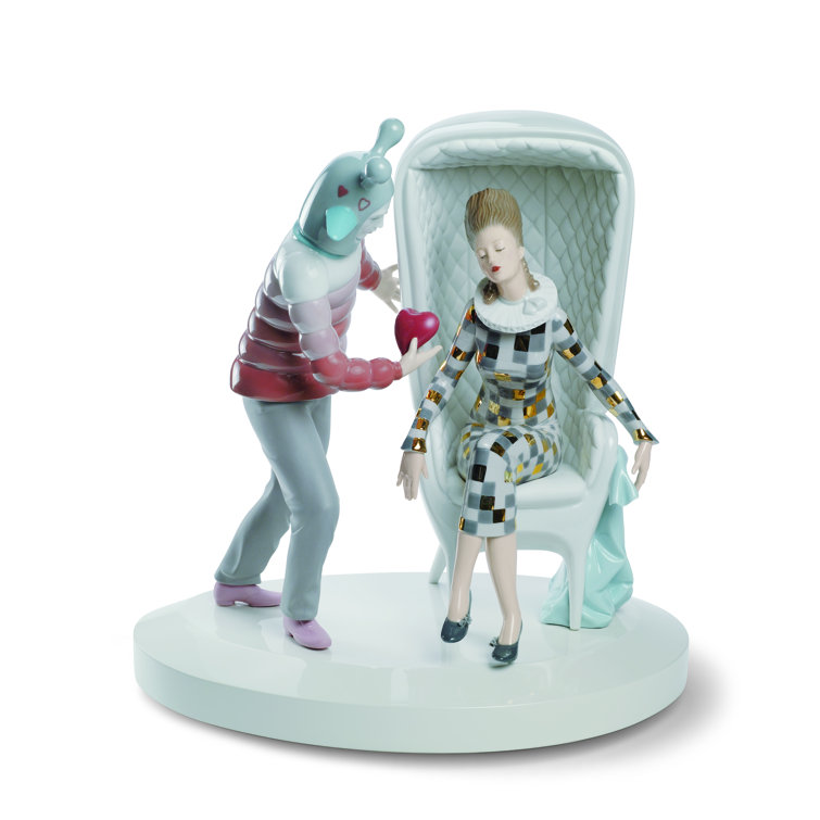 Elegance in Love Porcelain Figurine by Jaime Hayon