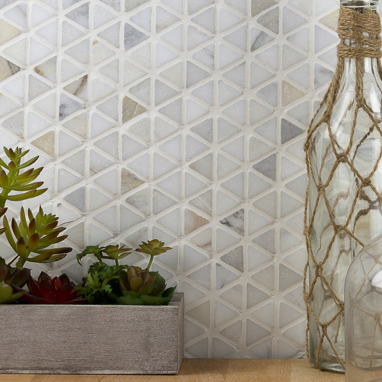 Calacatta Marble Honeycomb Mosaic Wall Tile
