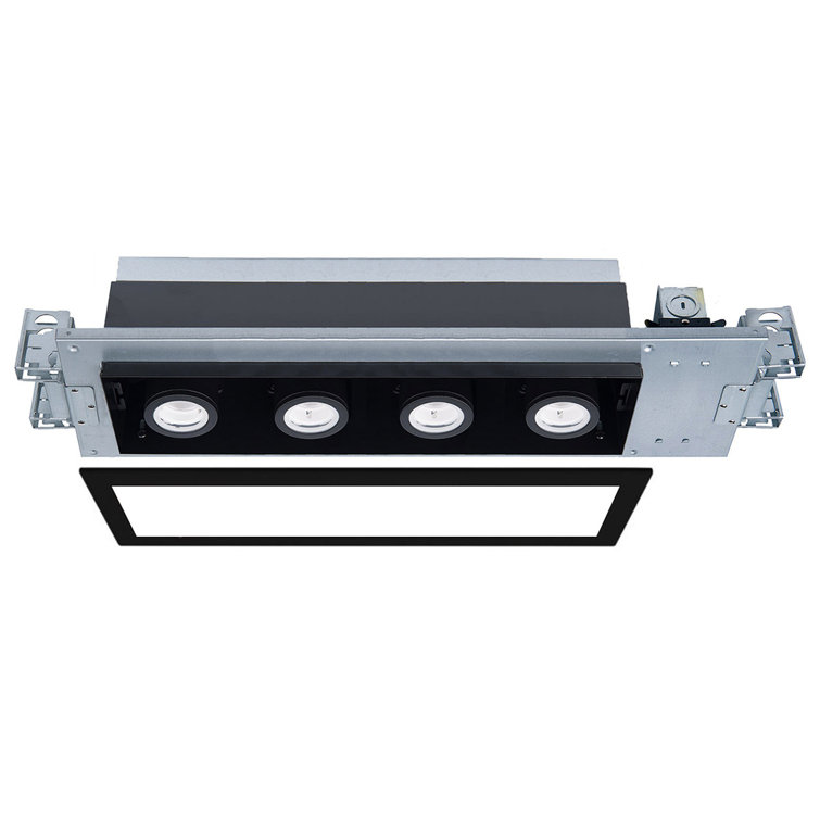 Silo Air-Tight Black Aluminum 27.88'' LED Recessed Lighting