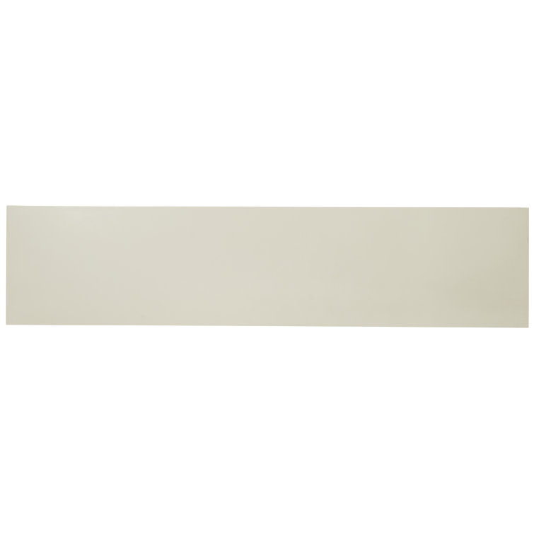 Creamy White Poplar Hardwood 75" TV Media Console with Cabinet