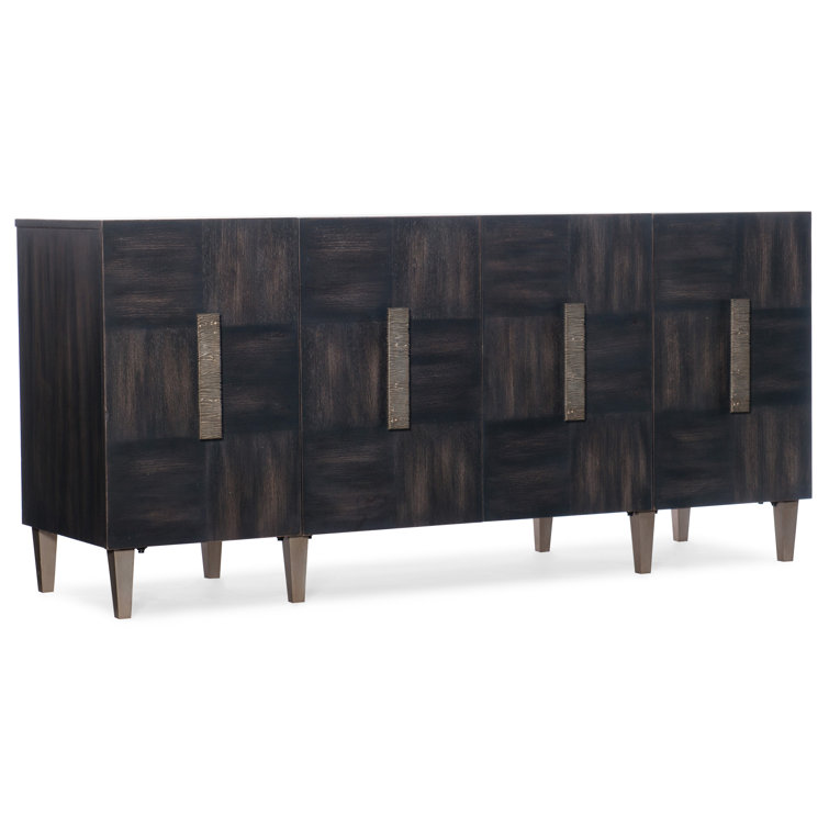 Melange 68'' Walnut Veneer Transitional Sideboard