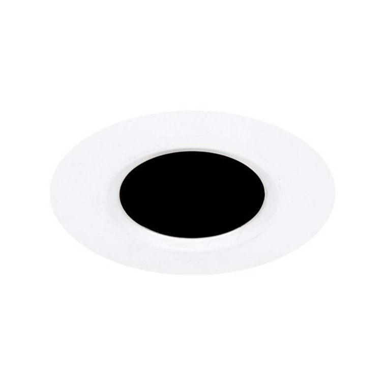 White Aluminum 3.38'' LED Pinhole Recessed Trim