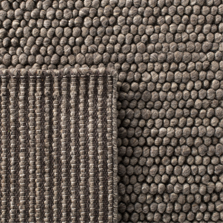 Carisbrooke Chocolate Hand-Knotted Wool Runner Rug, 2'3" x 8'