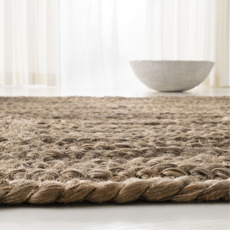 Savanna Brown Hand-Knotted Cotton 4' x 6' Rectangular Area Rug