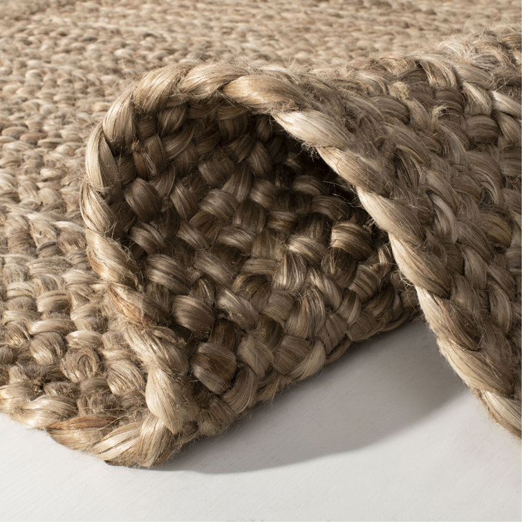 Savanna Brown Hand-Knotted Cotton 4' x 6' Rectangular Area Rug