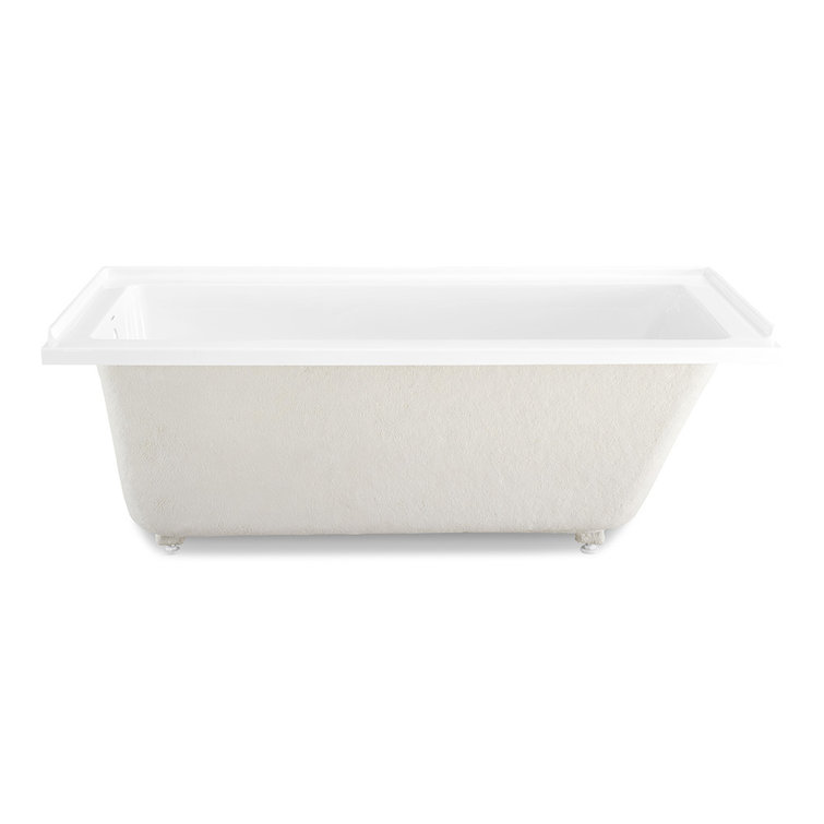 Voltaire 60" x 32" White Acrylic Alcove Bathtub with Jets