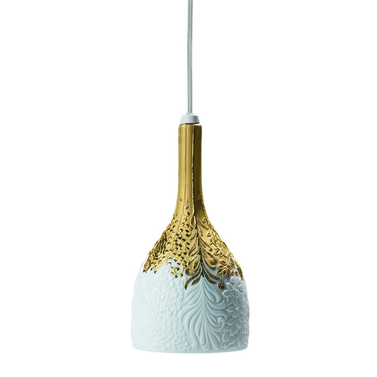 Mini Naturofantastic Gold LED Pendant Light with 118" Cable
