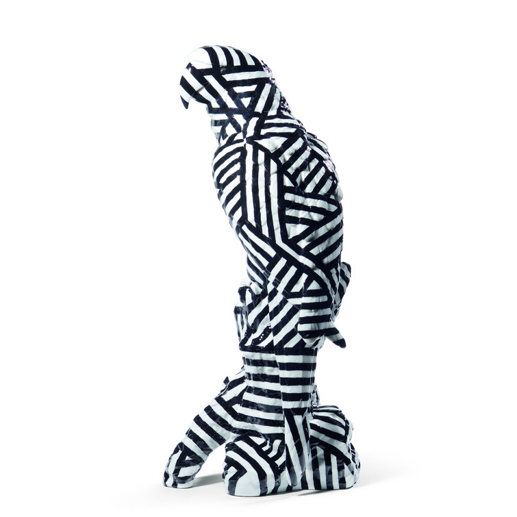 Limited Edition Wieki Somers Dazzle Porcelain Macaw Statue - 20cm