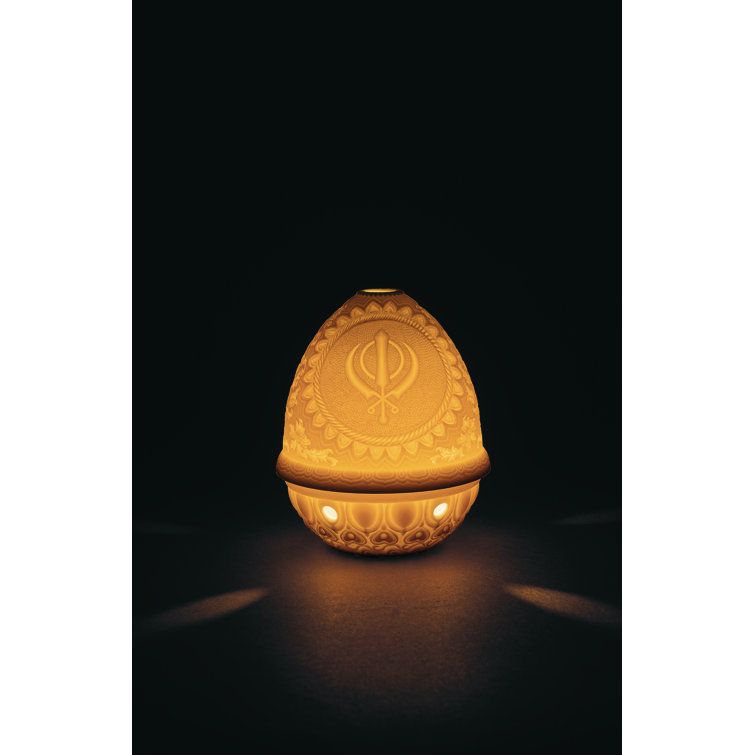Classic 4.72'' Lithophane Dome Porcelain Novelty Light
