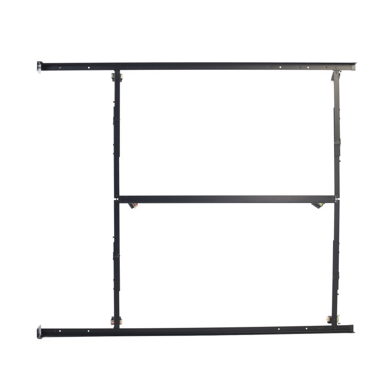 King Size Low-Profile Metal Box-Spring Frame with Large Rollers